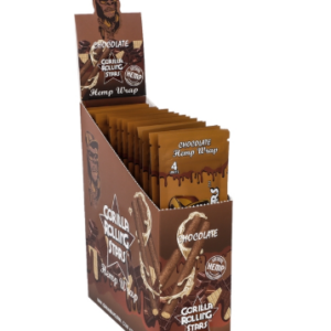 Gorila Rolling Stars chocolate hemp wrap x4 15 units 0851