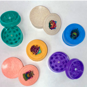 MYQ-1017  Grinder acrilico varios diseños colores 2 partes