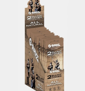 G – rollz 2blunt cones terpeno infused 12 packs all natural 5874