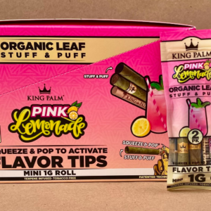 King palm pink lemonade mini rolls 20 paquetes 1954
